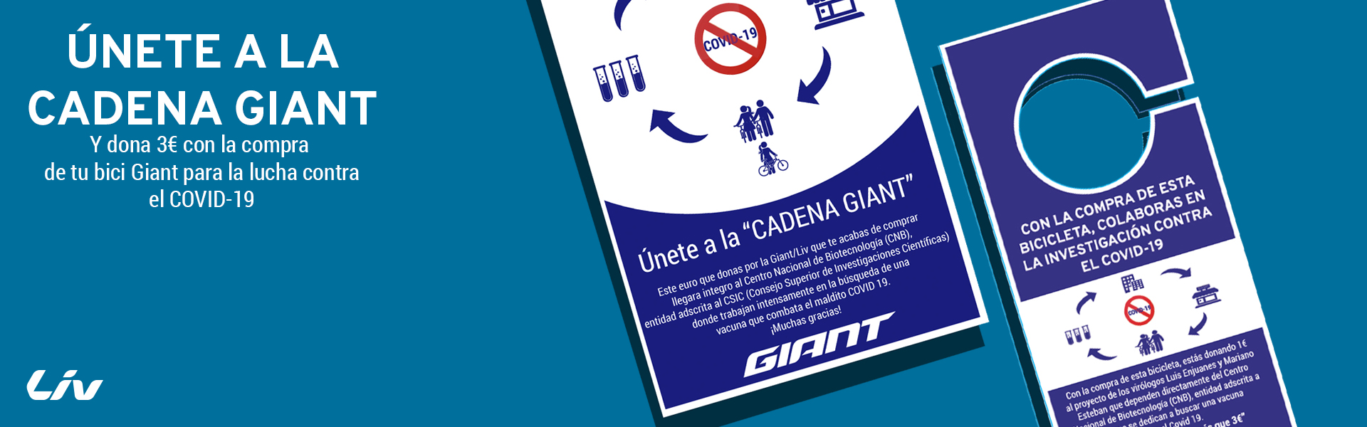 ÚNETE A LA CADENA GIANT CONTRA EL CORONAVIRUS